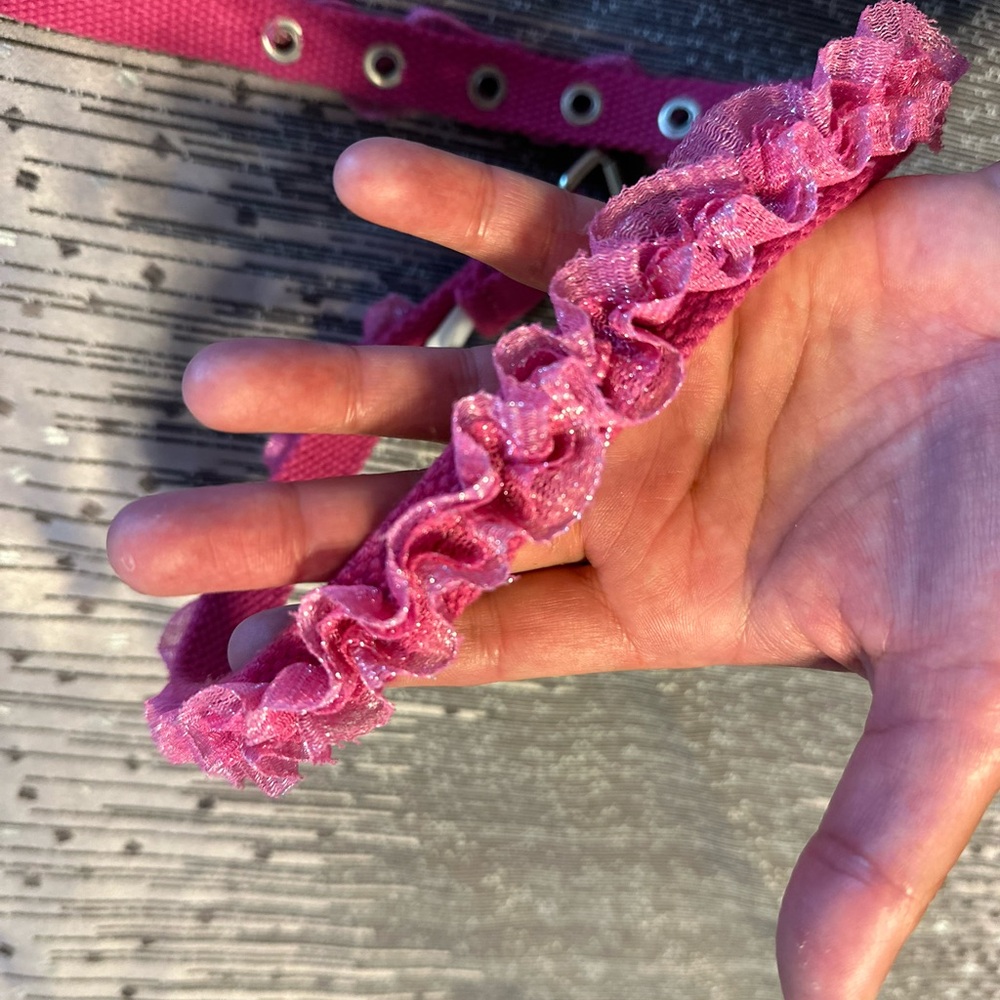 Kids Ruffle Belt S - Picture 3 of 7